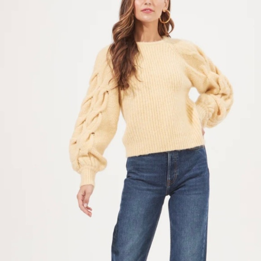 ASTR the Label Yellow Sweater S